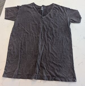 Aerie Dark Gray Oversized Boyfriend Short Sleeve Tee
